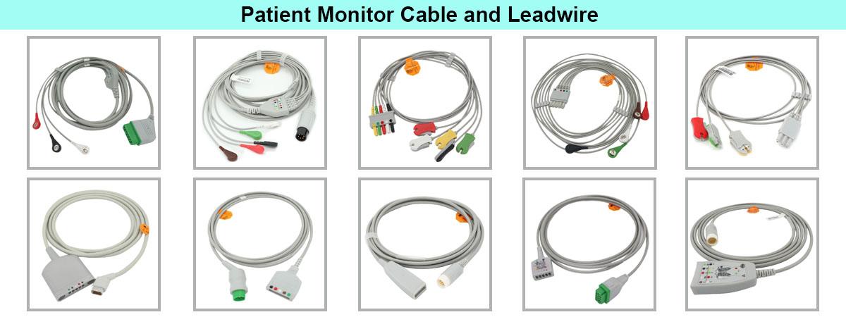 cable i monitor de plom del pacient