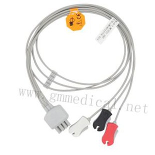 3 eixos ECG Leadwire Grabber 8pin Socket AHA