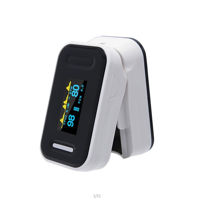 Handheld SPO2 PR Monitor Finger Pulse Oximeter