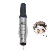 0B 2pin Plug Plug Metal Multiple Fixed masculí soldador femení Contactes Carcassa metàl·lica Aïllant PPS