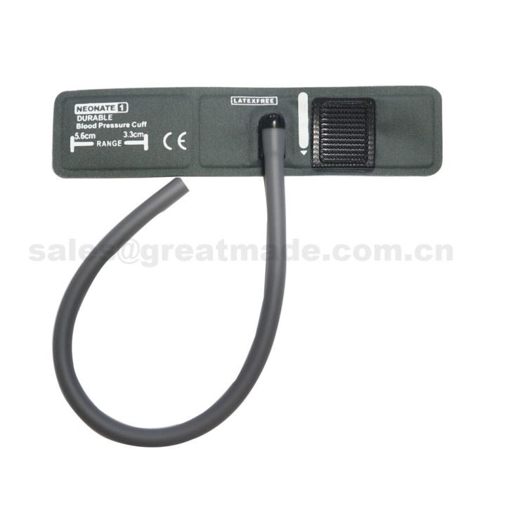 #1 neonate Nibp maniguet, circumferència del braç 3.3-5,6 cm, sense Gasbag, únic tub
