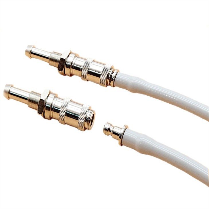 Nibp Cuff Female Bayonet Socket Connector Blood Pressure Cuff Air Hose Connector Metal Connector 5pcs/pack